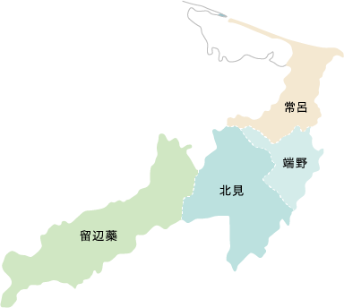 北見市の地図