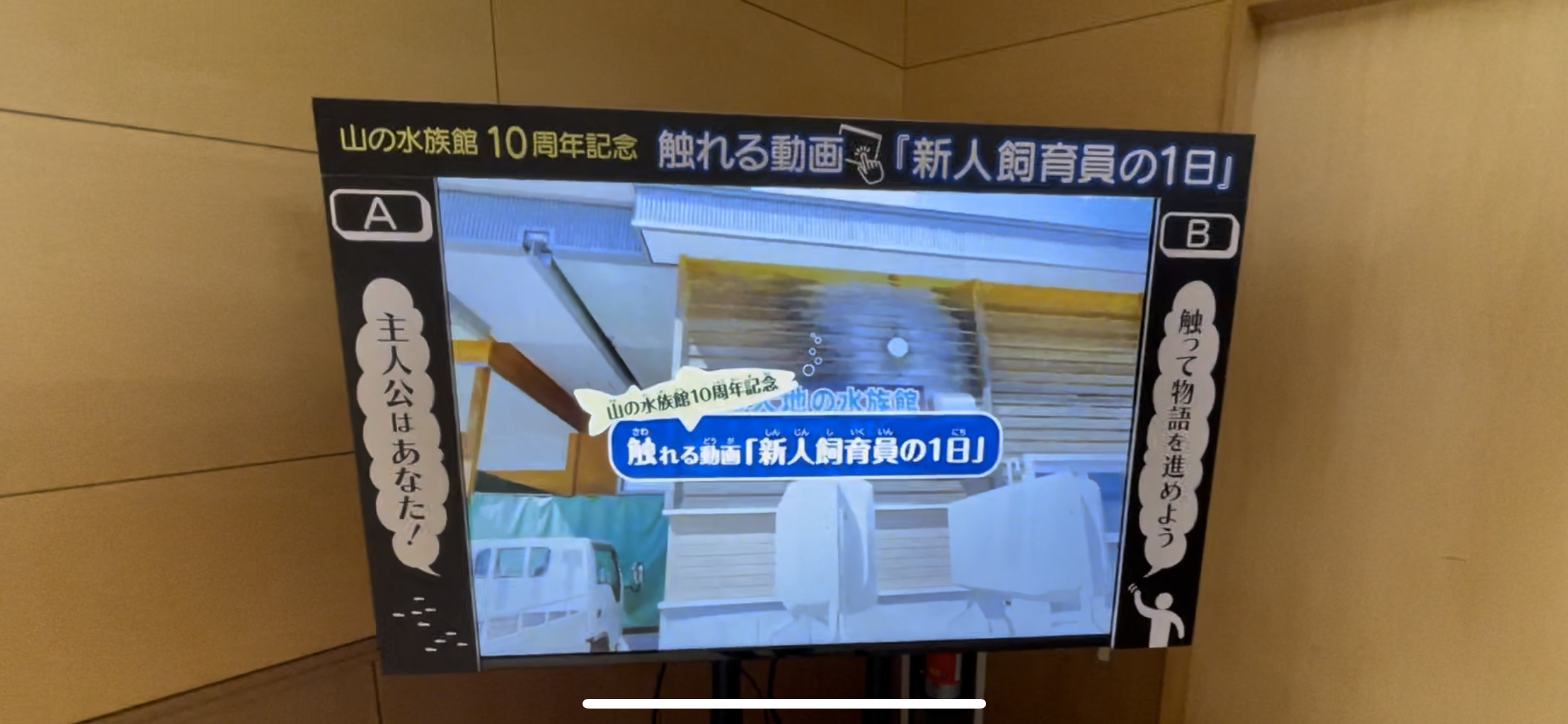 触れる動画「新人飼育員の一日」
