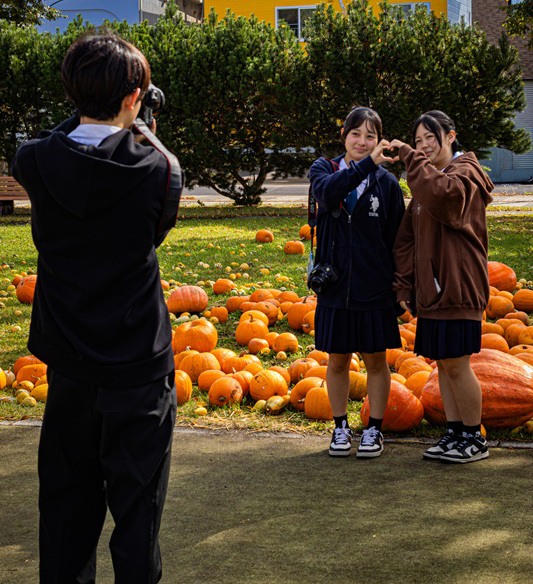 広報きたみ11月号の表紙写真