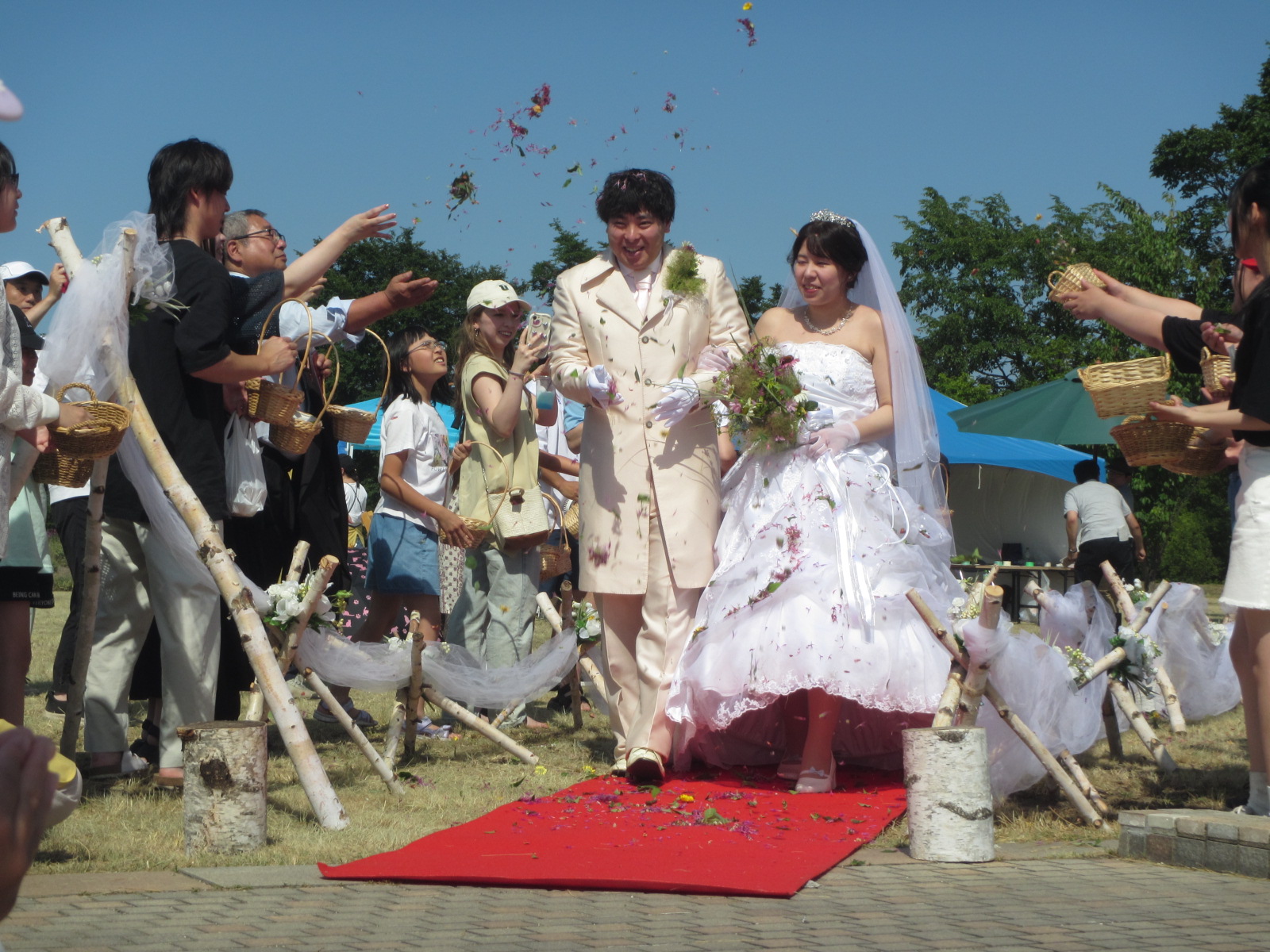 第27回　香りゃんせフェスティバル　ハーブウェディングの様子